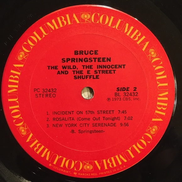 Bruce Springsteen - “The Wild,The Innocent And The E Street Shuffle” Vinyl LP - Picture 5 of 5